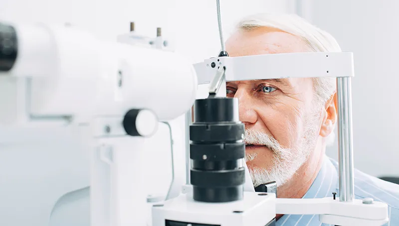 adult getting an eye exam